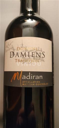 Tây Nam Madiran Domaine Damiens Tradition Không niên vụ