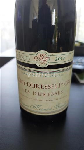 Borgogna Auxey-Duresses Premier Cru Domaine Moissenet-Bonnard Les Duresses 2019