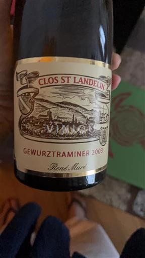 Alsazia Gewürztraminer Grand Cru Clos St Landelin 2003