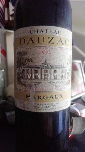 Bordeaux Margaux Grand Cru Château Dauzac 1996