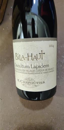 Rosellón Côtes del Roussillon Villages M. Chapoutier Occultum Lapidem 2014
