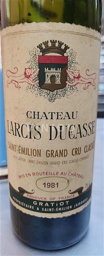 Burdeos Saint-Émilion Grand Cru Château Larcis Ducasse 1981