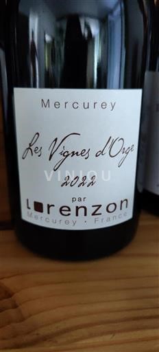 Bourgogne Mercurey Lorenzon Les Vignes d'Orge 2022