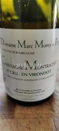 Bourgogne Chassagne-Montrachet Premier Cru Domaine Marc Morey & Fils En Virondot 2010