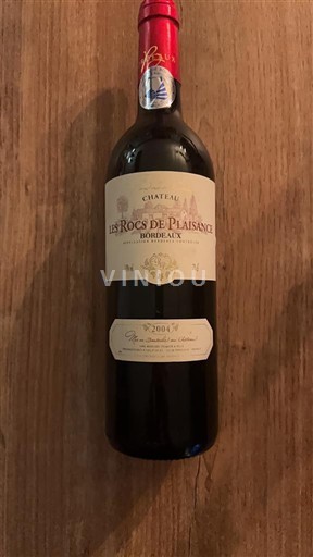 Bordeaux Château Les Rocs de Plaisance 2004