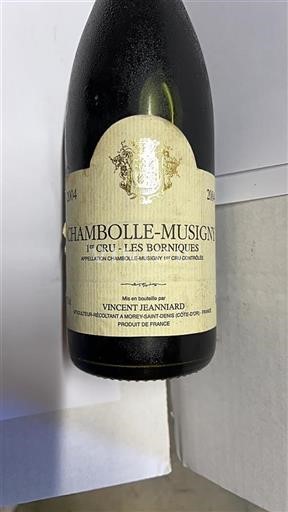 Bourgogne Chambolle-Musigny Premier Cru Vincent Jeanniard Les Borniques 2004