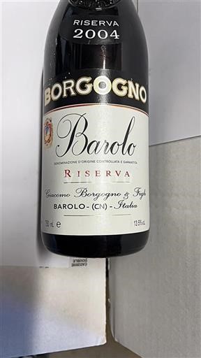 Piemonte Barolosta Giacomo Borgogno & Figli Riserva 2004