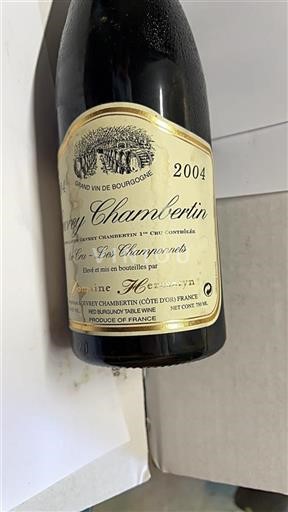 Bourgondië Gevrey-Chambertin Premier Cru Domaine Heresztyn Les Champonnets 2004
