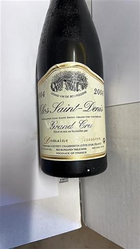 Burgund Clos-Saint-Denis Grand Cru Domaine Heresztyn 2004