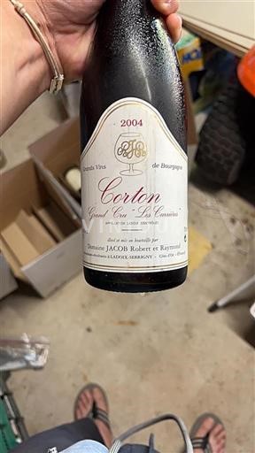 Borgoña Corton Grand Cru Domaine Jacob Robert et Raymond Les Carri%c3%a8res 2004