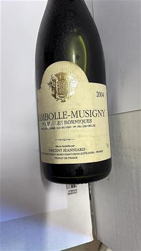 Bourgogne Chambolle-Musigny Premier Cru Vincent Jeanniard Les Bornques 2004