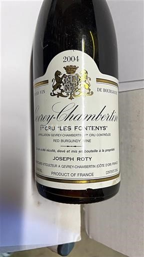 Borgogna Gevrey-Chambertin Premier Cru Joseph Roty Les Fontenys 2004