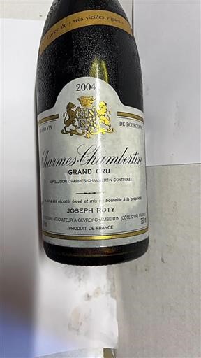 Bourgogne Charmes-chambertin Grand Cru Joseph Roty Tr%c3%a8s Vieilles Vignes 2004
