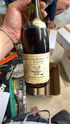 Bourgogne Nuits-Saint-Georges Premier Cru Christian Gaviget Les Poulettes 1967