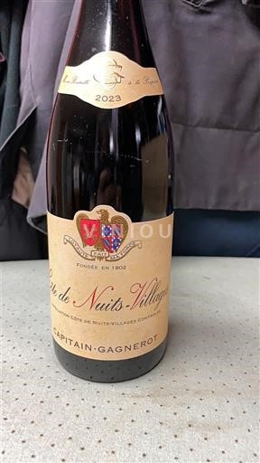 Bourgogne Côte de nuits villages Capitain-Gagnerot 2023