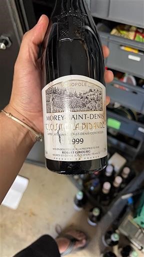 Burgundy Morey-Saint-Denis Premier Cru Robert Gibourg Clos de la Bidaude 1999