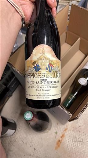 Burgundsko Nuits-saint-georges Premier Cru Hospices de Nuits Cuvee Grangier 1999