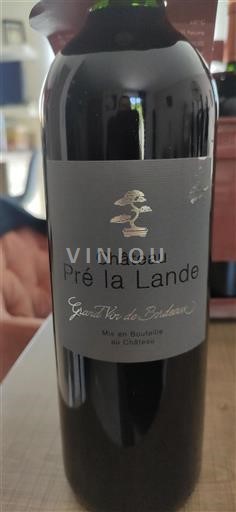 Bordeaux Ni doloceno Château Pré la Lande Neleten.
