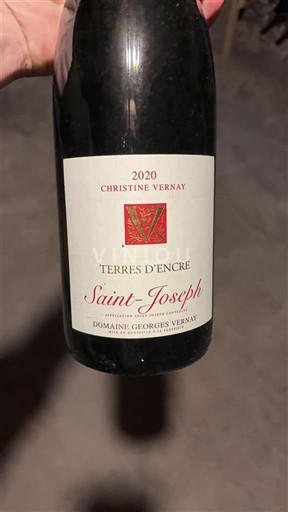 Rhône Valley Saint-Joseph Domaine Georges Vernay Terres d'Encre 2020