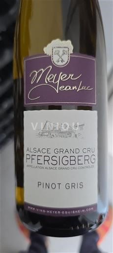 Alsacia No especificado Grand Cru Meyer Jean Luc Pfersigberg 2022