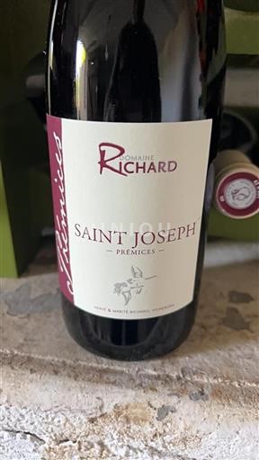 Rhônedalen Saint-Joseph Domaine Richard Prémices Icke årgångsbetecknad