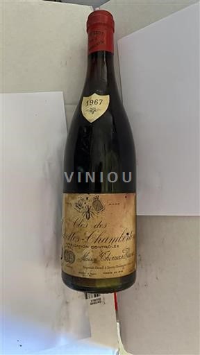 Burgundi Ruchottes-Chambertin Grand Cru Maison Thomas-Bassot Clos des Ruchottes-Chambertin 1967