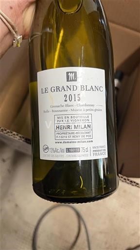Provence Not Specified Domaine Milan Le Grand Blanc 2015