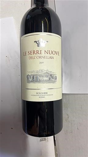 Toskana Bolgheri Ornellaia Le Serre Nuove dell'Ornellaia 2019