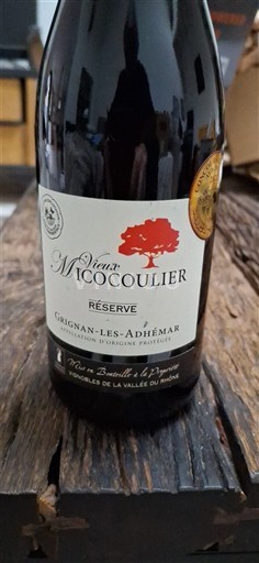 Vallée du Rhône Grignan-les-adhémar Vieux Micocoulier Réserve 2020