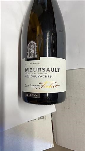 Borgonha Meursault Jean-Philippe Fichet Les Gruyaches 2020