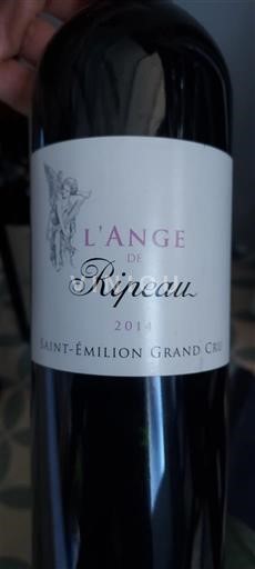 Bordo Сент-Емилион Гранд Кру Château Ripeau L'Ange de Ripeau 2014