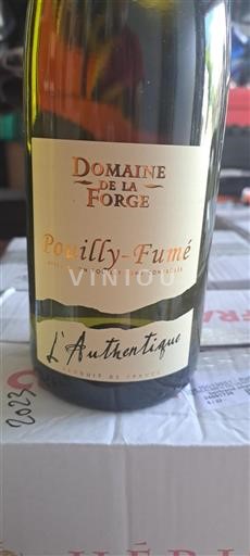 Dolina Loare Pouilly-fumé Domaine La Forge L'Authentique 2024