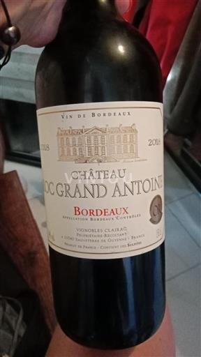 Bordeaux Château Roc Grand Antoine 2018