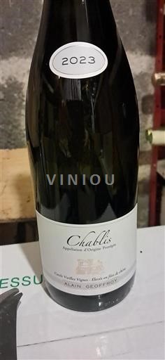 Burgundsko Chablis Alain Geoffroy Vieilles Vignes 2023