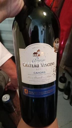 Sudoeste Cahors Château Vincens Prestige 2012