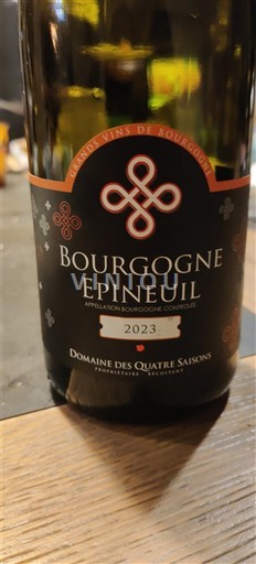 Bourgogne Bourgogne Epineuil Domaine Des Quatre Saisons 2023