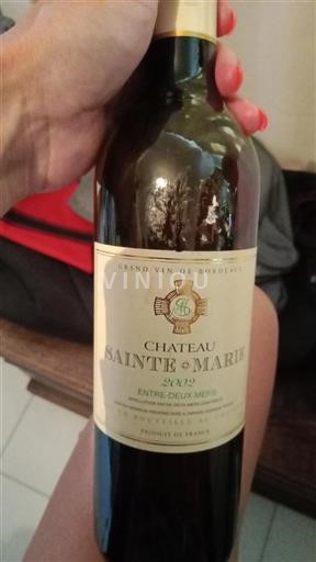 Bordeaux Entre-deux-mers Château Sainte-Marie 2002