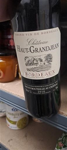 Bordeaux Château Haut-Grandjean 2010