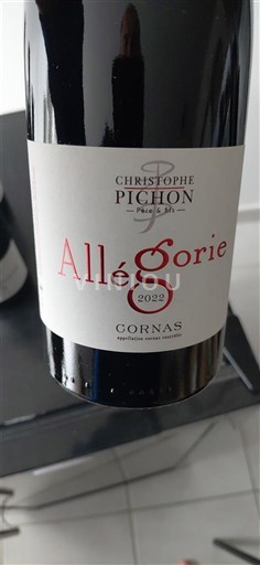 Valea Ronului Cornas Christophe Pichon Allégorie 2022