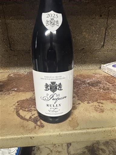 Bourgogne Rully Premier Cru P M Jacquesson Cloux 2023