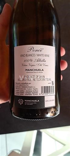Castela-La Mancha Manchuela Ponce Viñas Viejas 2022