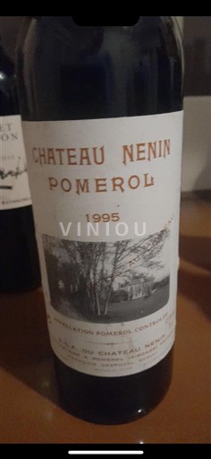 Bordeaux Pomerol Château Nenin 1995
