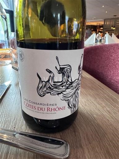 Rhônedalen Côtes du Rhône Les Cossardières 2023