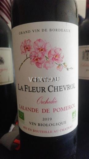 Bordeaux Lalande-de-Pomerol Château La Fleur Chevrol Orchidée 2019