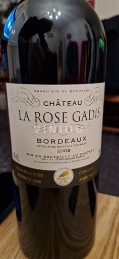 Bordeaux Château La Rose Gadis 2008