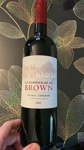 Bordéus Pessac-Léognan Château Brown La Pommeraie de Brown 2021