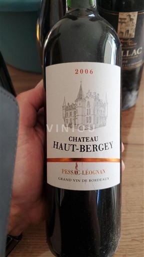 Bordeaux Pessac-Léognan Château Haut-Bergey 2006
