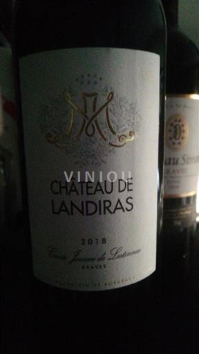 Bordeaux Graves Château Landiras Jeanne de Lestonnac 2018