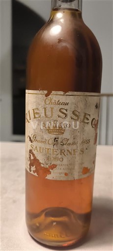Bordeaux Sauternes Château Rieussec 1990