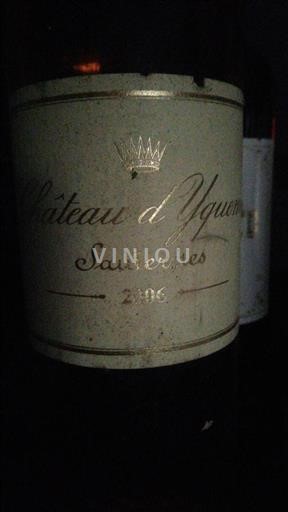 Bordeaux Sauternes Premier Cru Château Yquem 2006